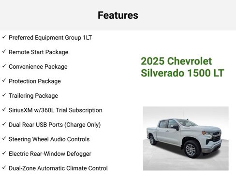 New 2025 Chevrolet Silverado 1500 LT w/ Protection Package image 11