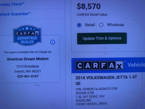 Used 2016 Volkswagen Jetta SE image 10