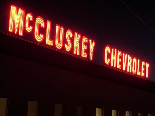 McCluskey Chevrolet @ I-75 and Galbraith Road, Exit 10B car dealership