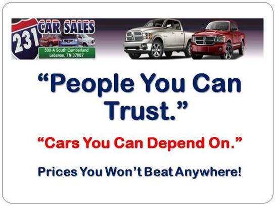 231 Car Sales Car Dealership In Lebanon Tn 37087 4076 Kelley Blue Book