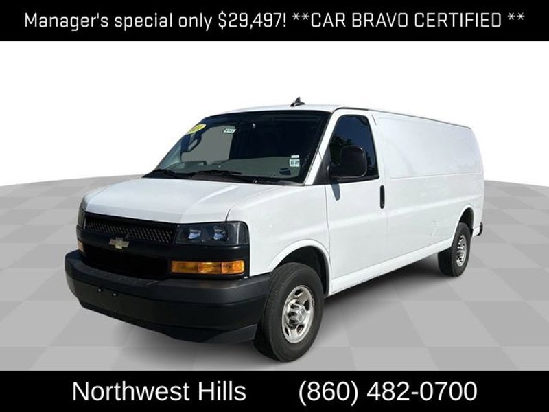 Certified 2023 Chevrolet Express 2500 Extended w/ Driver Convenience Package image 1