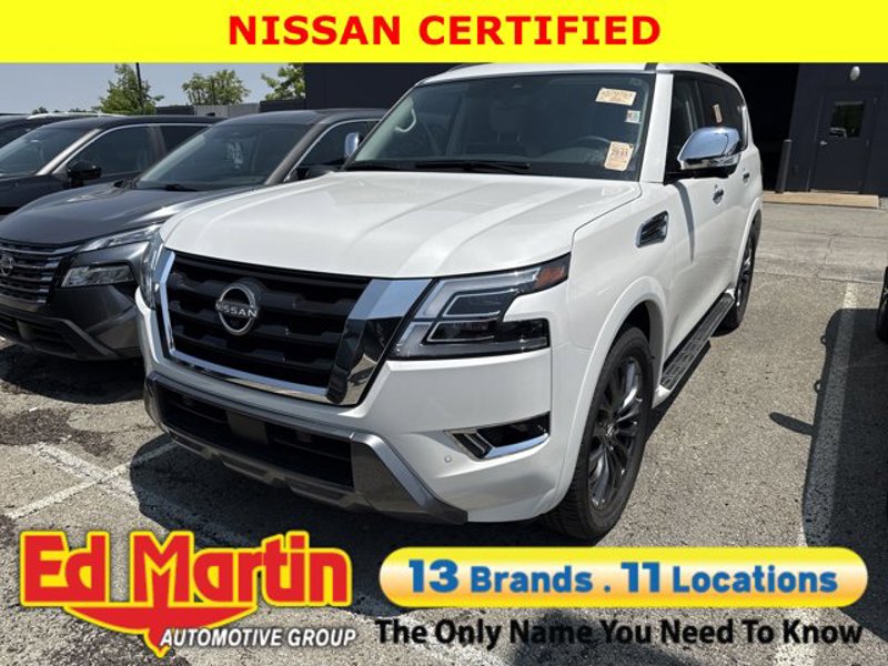 Certified 2024 Nissan Armada Platinum w/ Captain's Chairs Package image 1