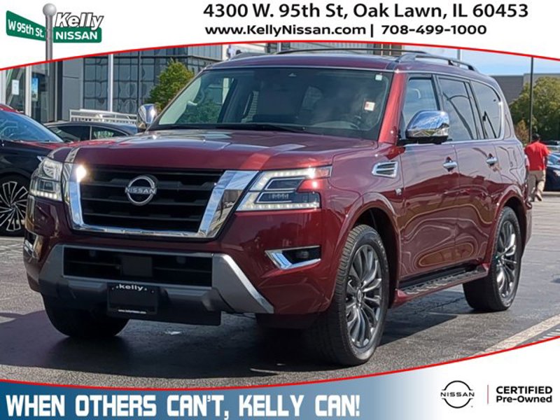 Certified 2022 Nissan Armada Platinum w/ Captain's Chairs Package image 1