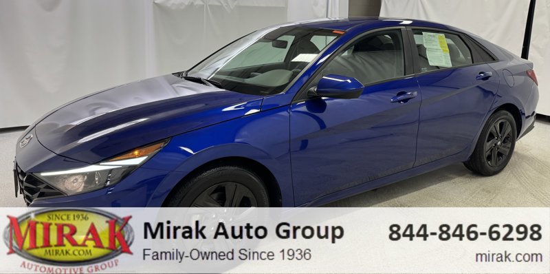 Certified 2021 Hyundai Elantra Blue image 1