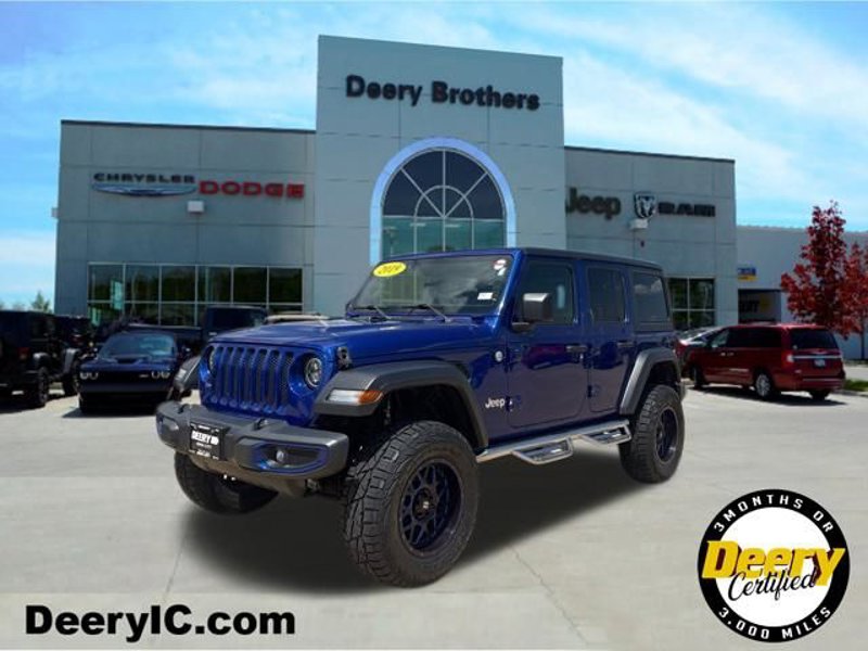 Certified 2019 Jeep Wrangler Unlimited Sport S image 1
