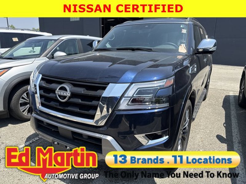 Certified 2024 Nissan Armada Platinum w/ Captain's Chairs Package image 1