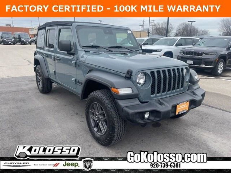 Certified 2024 Jeep Wrangler Unlimited Sport image 1