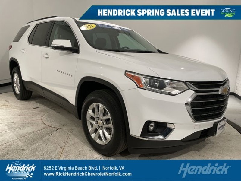 Certified 2021 Chevrolet Traverse LT image 1