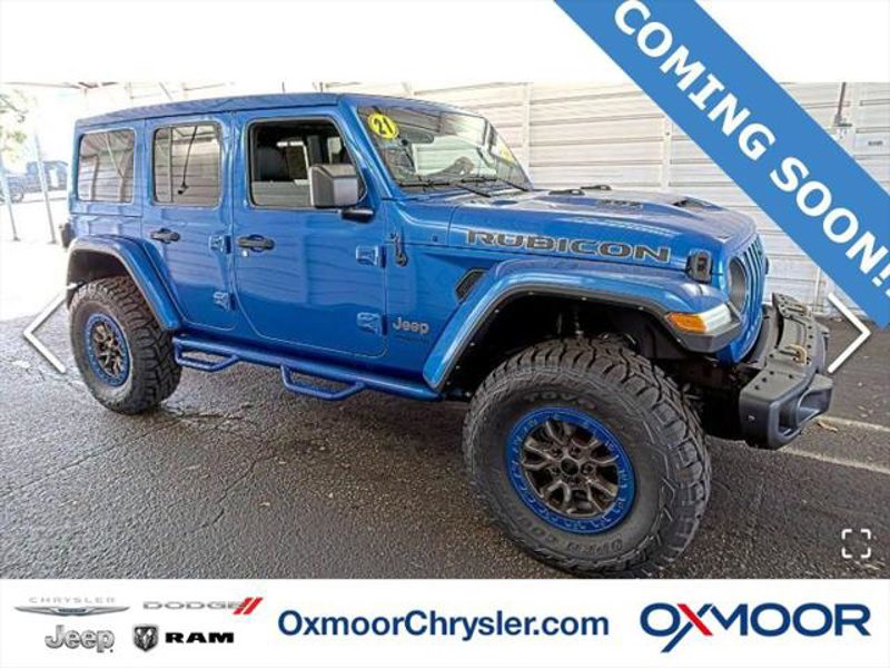 Certified 2021 Jeep Wrangler Unlimited Rubicon w/ Trailer Tow Package image 1