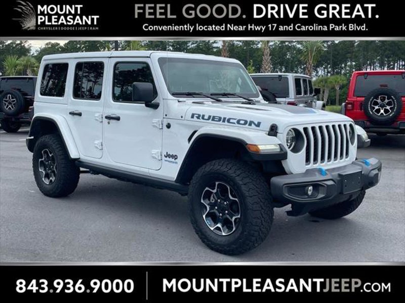 Certified 2022 Jeep Wrangler Unlimited Rubicon 4xe w/ Cold Weather Group image 1