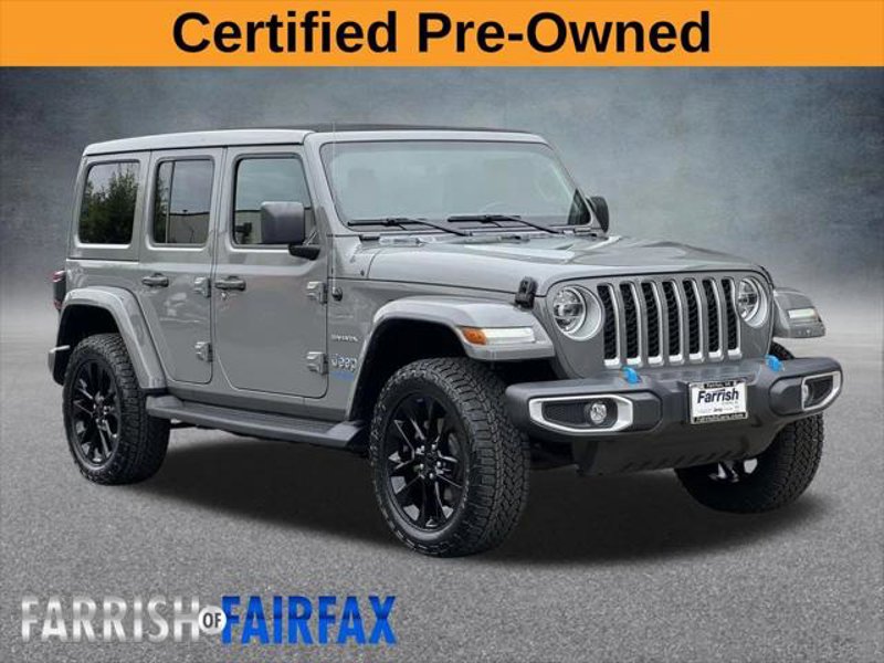 Certified 2022 Jeep Wrangler Unlimited Sahara w/ Cold Weather Group image 1