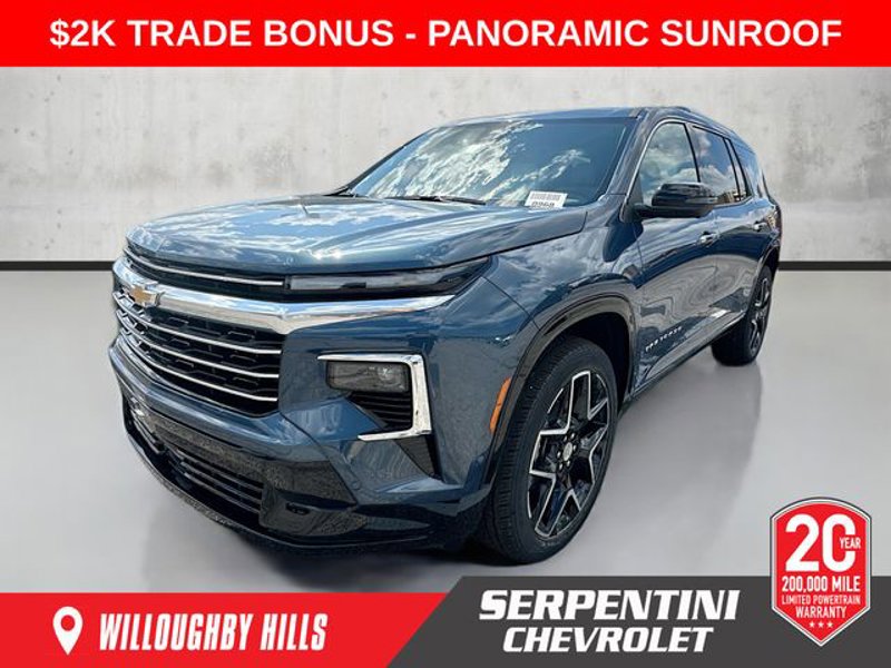 New 2026 Chevrolet Traverse High Country w/ LPO, Floor Liner Package image 1