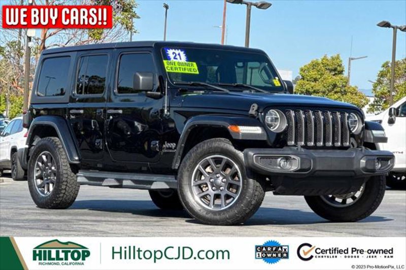 Certified 2021 Jeep Wrangler Unlimited Sport image 1