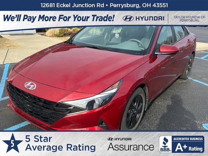 Certified 2023 Hyundai Elantra Blue image 1