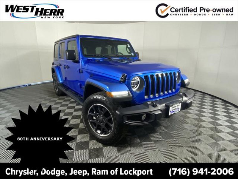 Certified 2021 Jeep Wrangler Unlimited Sport image 1