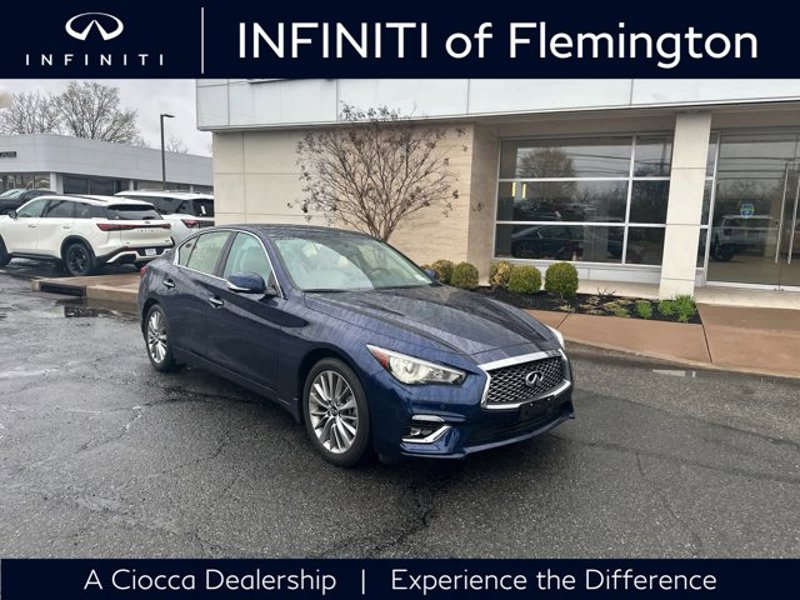 Certified 2022 INFINITI Q50 Luxe w/ Cargo Package image 1