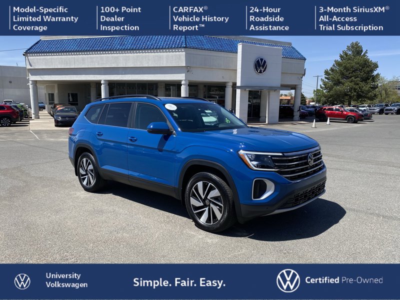 Certified 2025 Volkswagen Atlas SE image 1