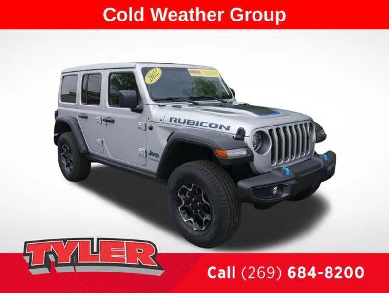 Certified 2022 Jeep Wrangler Unlimited Rubicon 4xe w/ Cold Weather Group image 1