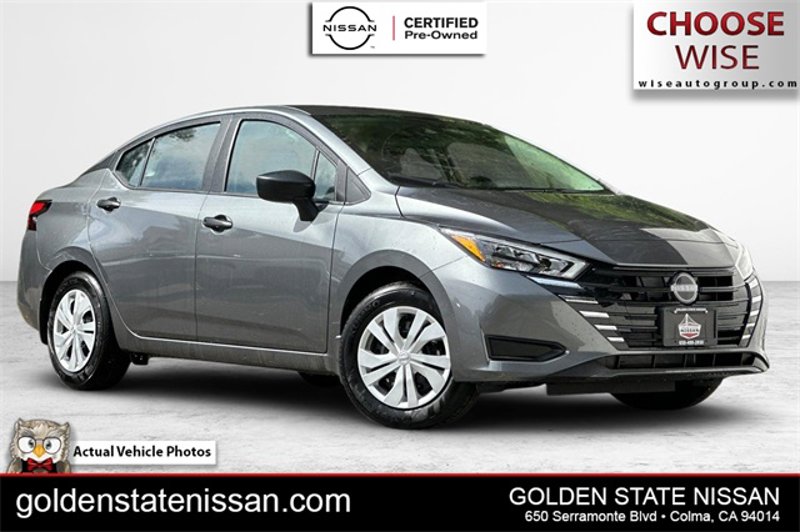 Certified 2025 Nissan Versa S w/ Trunk Package image 1