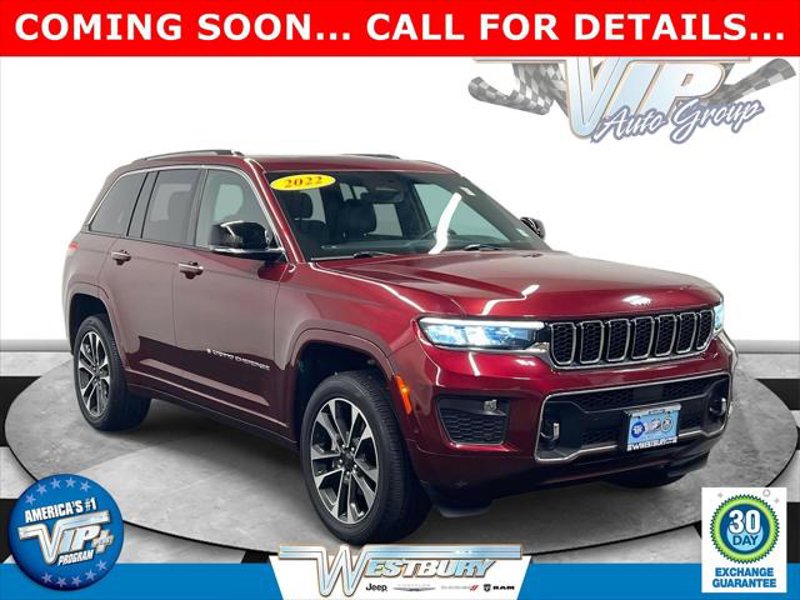 Certified 2022 Jeep Grand Cherokee Overland image 1
