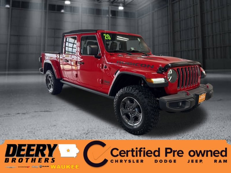 Certified 2020 Jeep Gladiator Rubicon image 1