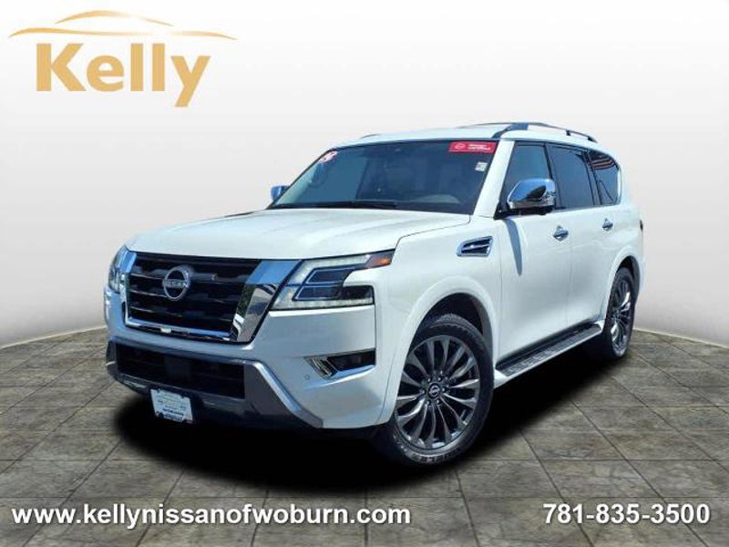 Certified 2024 Nissan Armada Platinum w/ Captain's Chairs Package image 1