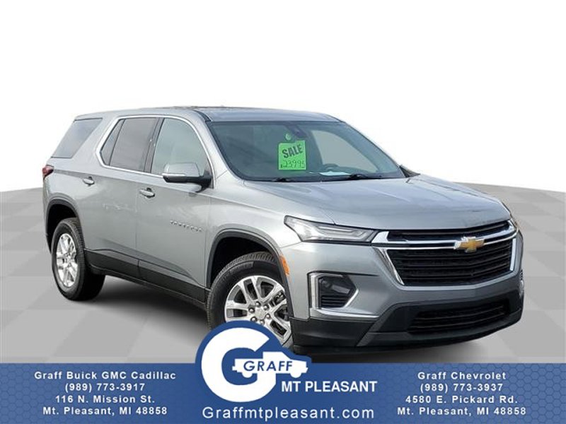 Certified 2023 Chevrolet Traverse LS w/ Safety Package image 1