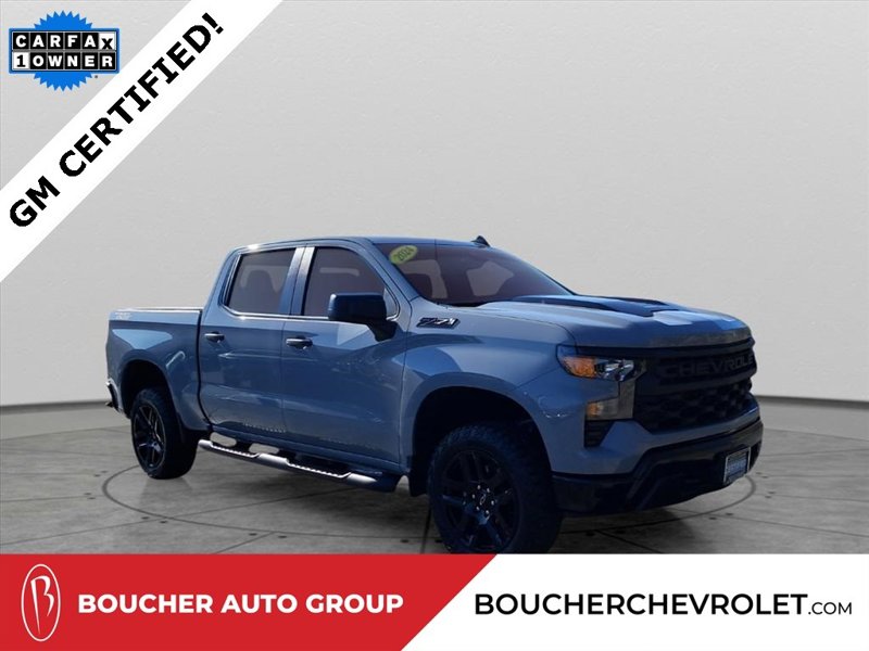 Certified 2024 Chevrolet Silverado 1500 Custom Trail Boss w/ Turbomax Blackout Package image 1