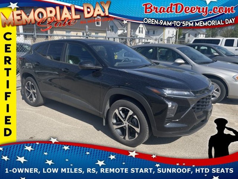 Certified 2025 Chevrolet Trax RS w/ Sunroof Package image 1