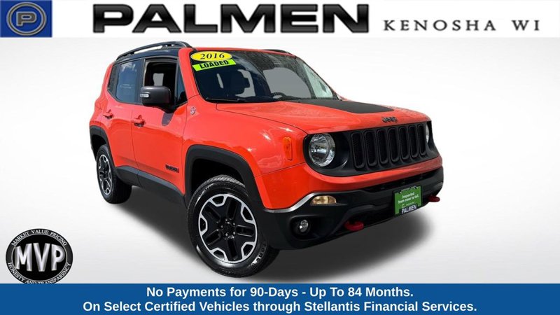 Certified 2016 Jeep Renegade Trailhawk w/ Premium Trailhawk Package image 1