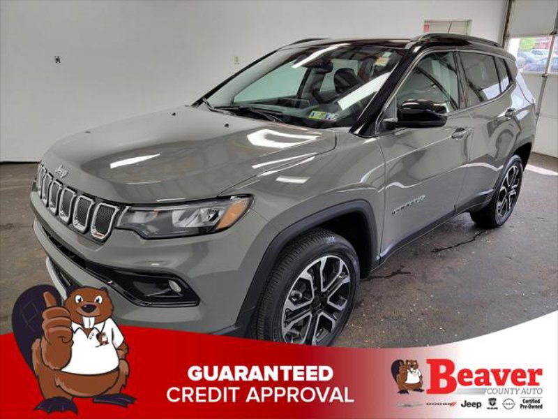 Certified 2022 Jeep Compass Limited w/ Sun and Sound Group image 1