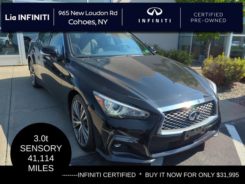 Certified 2022 INFINITI Q50 Sensory image 1