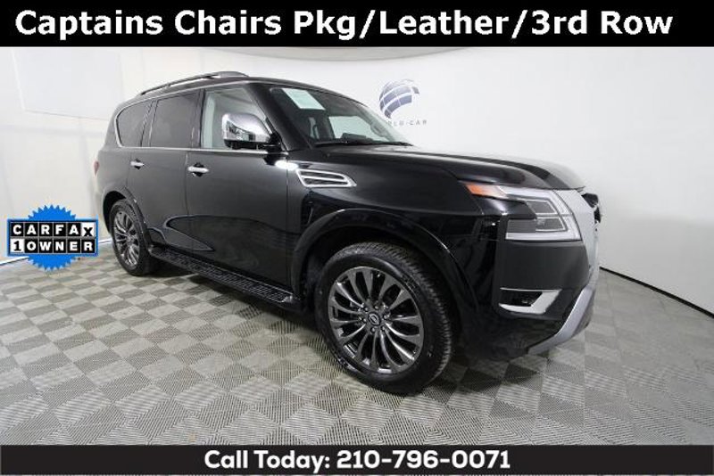 Certified 2024 Nissan Armada Platinum w/ Captain's Chairs Package image 1