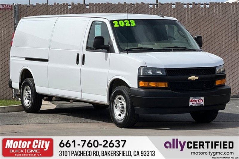 Certified 2023 Chevrolet Express 2500 Extended w/ Driver Convenience Package image 1