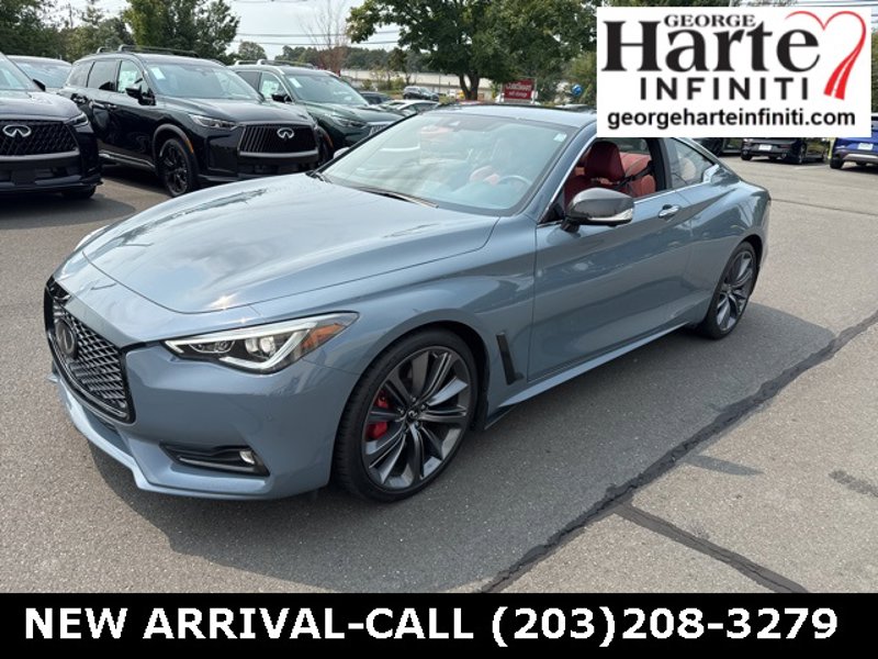 Certified 2022 INFINITI Q60 Red Sport 400 w/ Carbon Fiber Package image 1