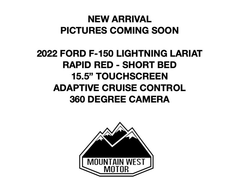 Used 2022 Ford F150 Lightning Lariat w/ Max Trailer Tow Package image 1