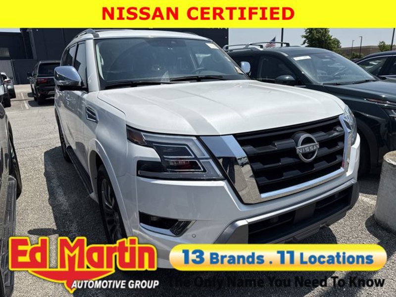 Certified 2024 Nissan Armada Platinum w/ Captain's Chairs Package image 1