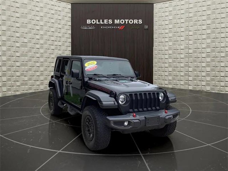 Certified 2022 Jeep Wrangler Unlimited Rubicon w/ Xtreme Recon 35" Tire Package image 1