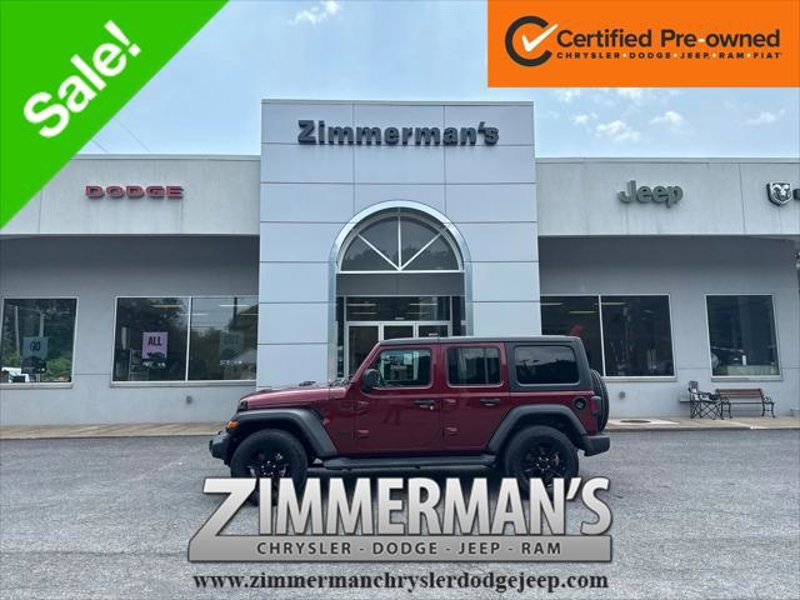 Certified 2021 Jeep Wrangler Unlimited Sport image 1