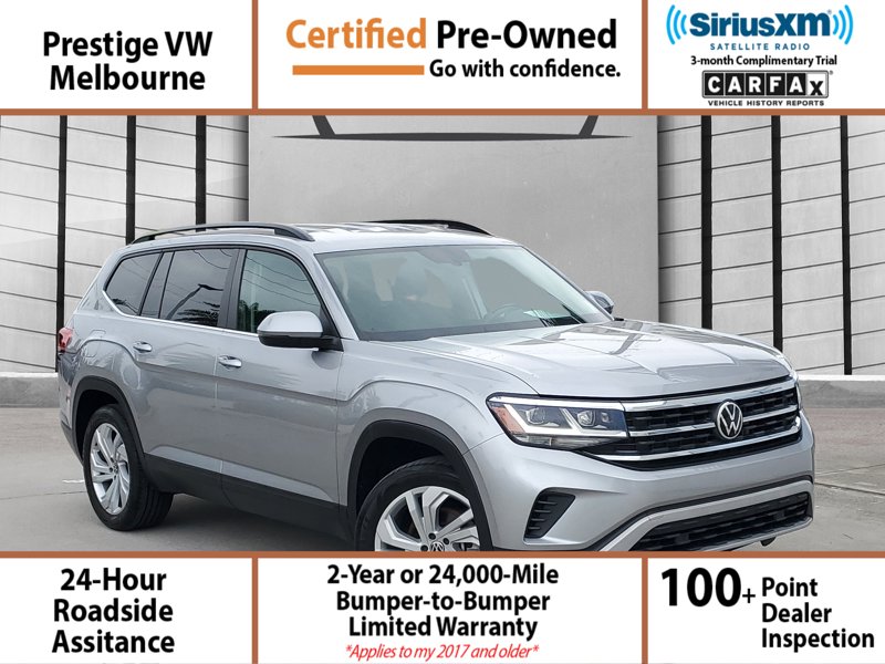 Certified 2022 Volkswagen Atlas SE image 1