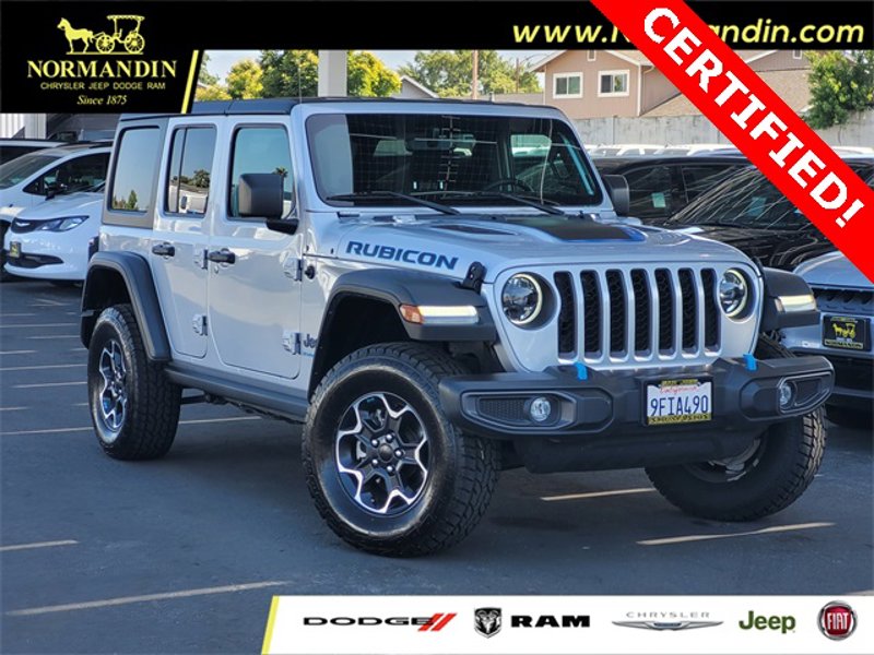 Certified 2023 Jeep Wrangler Unlimited Rubicon 4xe w/ Cold Weather Group image 1