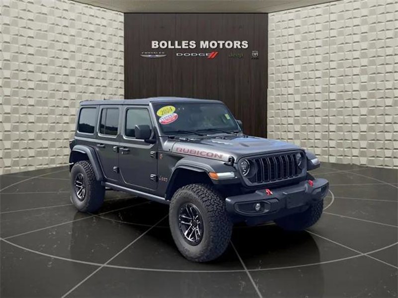 Certified 2024 Jeep Wrangler Unlimited Rubicon w/ XTREMEE 35" Tire Package image 1