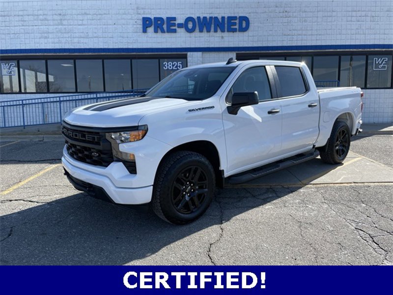 Certified 2023 Chevrolet Silverado 1500 Custom w/ Rally Edition image 1