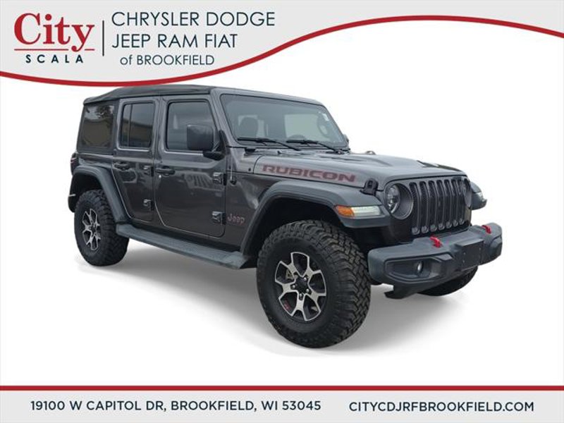 Certified 2021 Jeep Wrangler Unlimited Rubicon w/ LED Lighting Group image 1