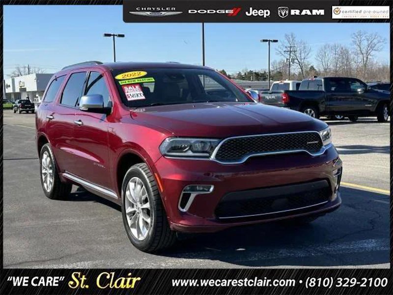 Certified 2022 Dodge Durango Citadel image 1