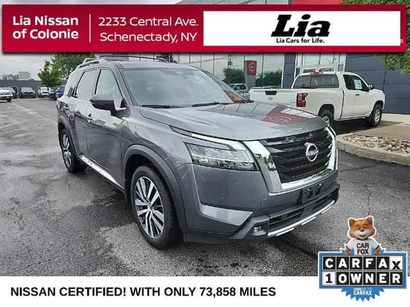 Certified 2022 Nissan Pathfinder Platinum image 1