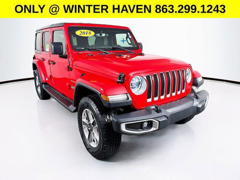 Certified 2018 Jeep Wrangler Unlimited Sahara image 1