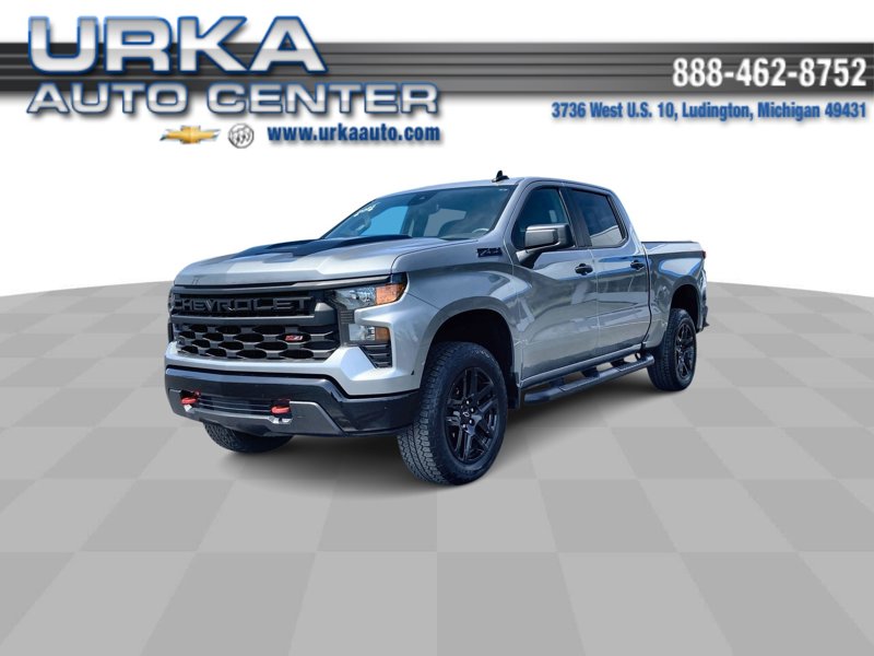 Certified 2024 Chevrolet Silverado 1500 Custom Trail Boss w/ LPO, Dark Essentials Package image 1