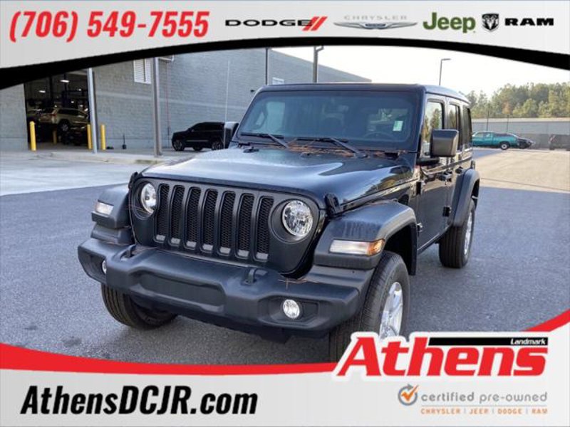 Certified 2023 Jeep Wrangler Unlimited Sport w/ Sun And Sound Package image 1
