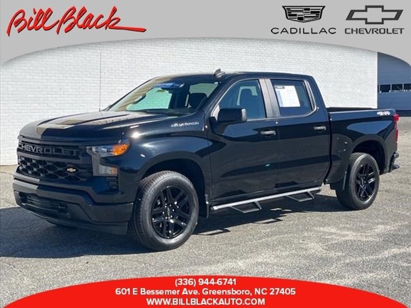 Certified 2023 Chevrolet Silverado 1500 Custom w/ LPO, Dark Essentials Package image 1